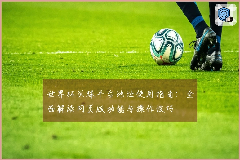 世界杯买球平台地址使用指南:全面解读网页版功能与操作技巧
