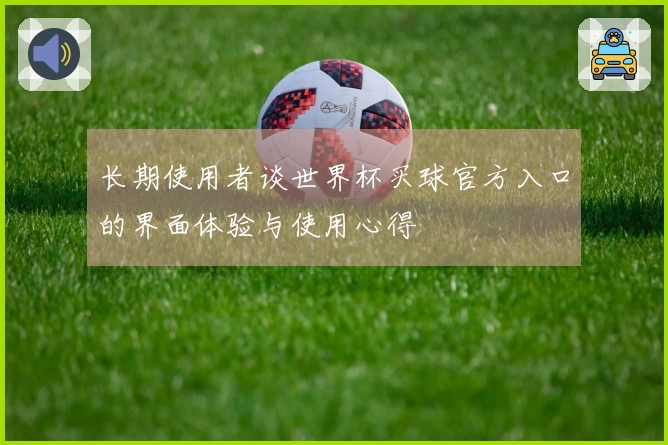 长期使用者谈世界杯买球官方入口的界面体验与使用心得