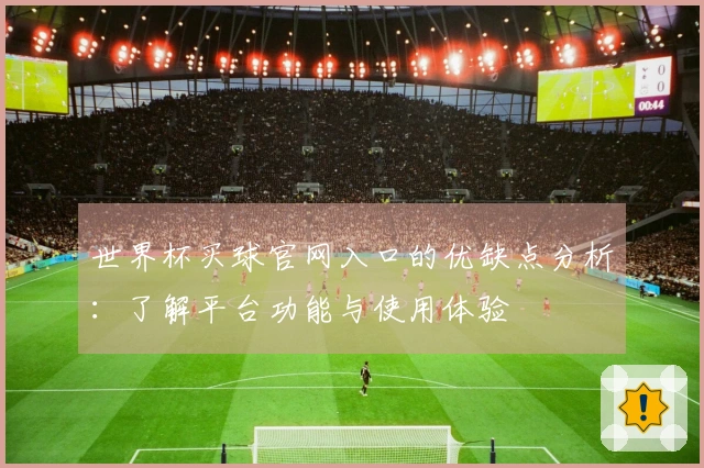 世界杯买球官网入口的优缺点分析：了解平台功能与使用体验